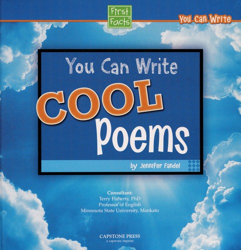 Cover of You can write cool poems