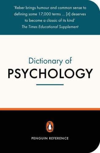 Cover of The Penguin dictionary of psychology