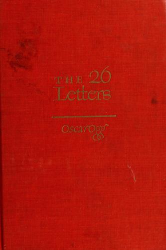 Cover of The 26 letters