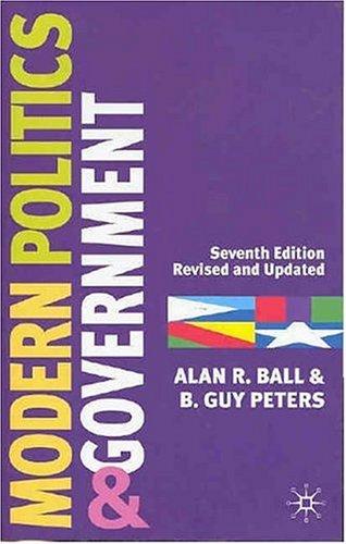 Cover of Modern politics and government