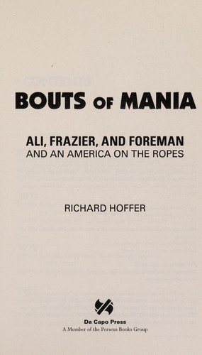 Cover of Bouts of mania