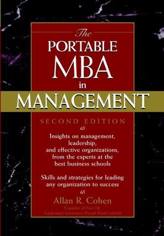 Cover of The portable MBA in management