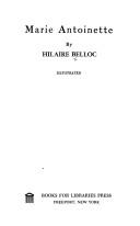 Cover of Marie Antoinette