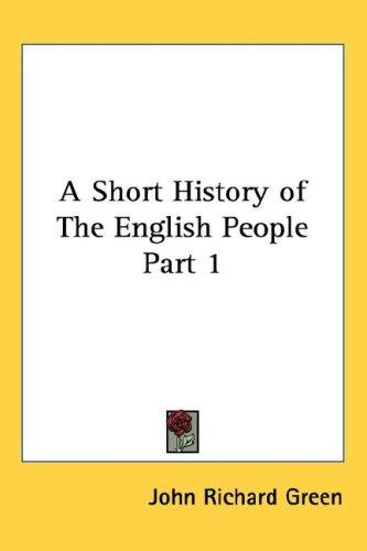Cover of A Short History of The English People