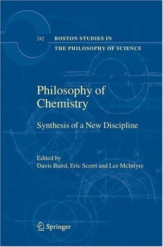 Cover of Philosophy of chemistry