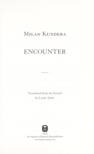 Cover of Une rencontre