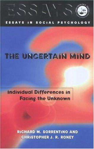 Cover of The uncertain mind