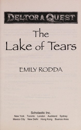 Cover of The Lake of Tears (Deltora Quest #2)