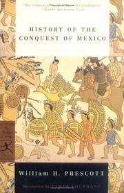 Cover of History of the conquest of Mexico
