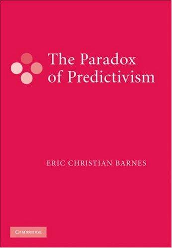 Cover of The Paradox of Predictivism