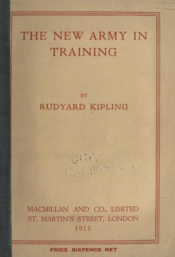 Cover of The new army in training