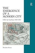 Cover of Emergence of a Modern City