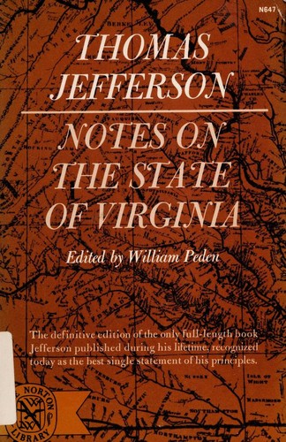 Cover of Notes on the state of Virginia