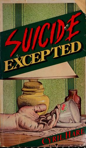 Cover of Suicide excepted