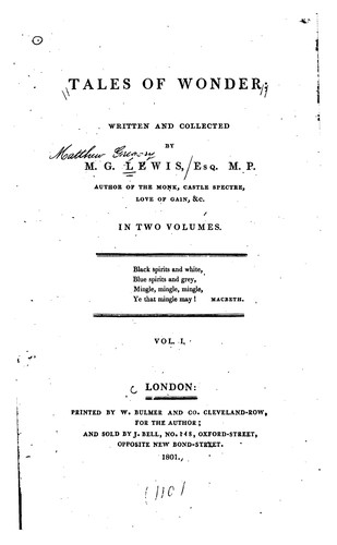 Cover of Tales of wonder
