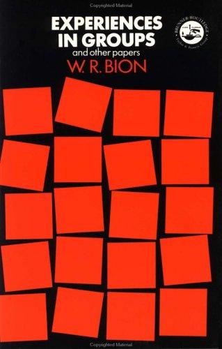 Cover of Experiences in groups and other papers