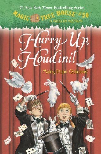 Cover of Hurry up, Houdini (Magic Tree House #50)
