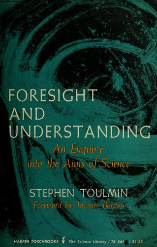 Cover of Foresight and understanding