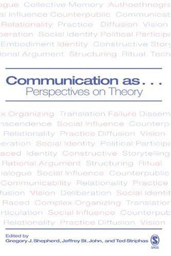 Cover of Communication as--