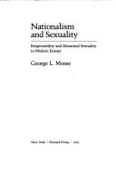 Cover of Nationalism and sexuality