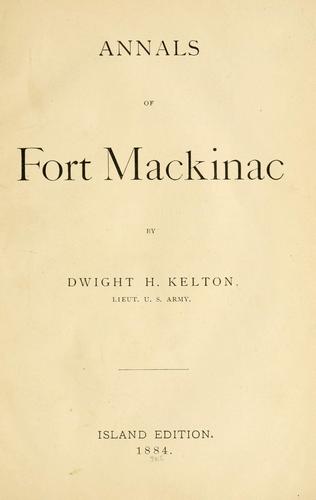 Cover of Annals of Fort Mackinac