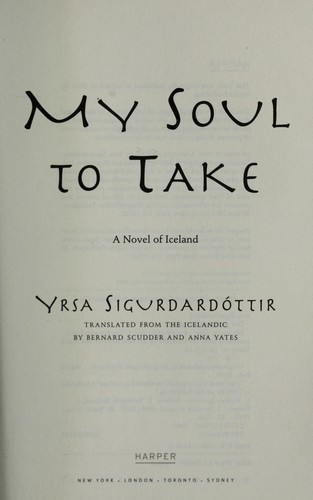 Cover of My soul to take
