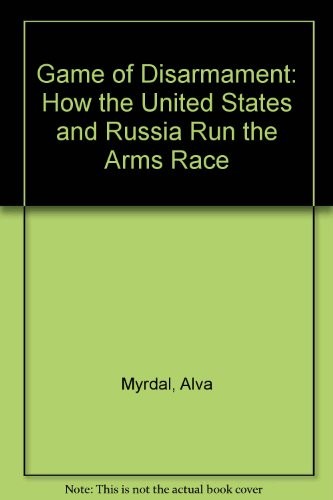 Cover of The game of disarmament