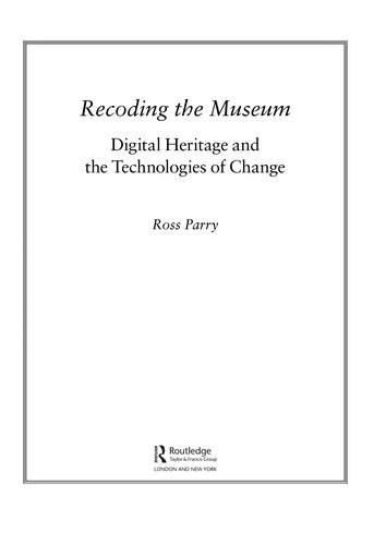 Cover of Recoding the museum