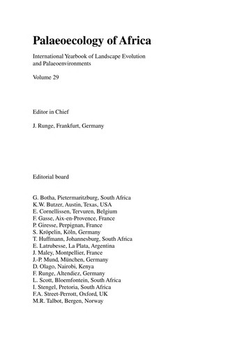 Cover of Holocene palaeoenvironmental history of the central Sahara