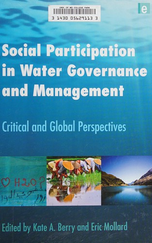 Cover of Social participation in water governance and management