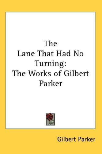 Cover of The lane that had no turning