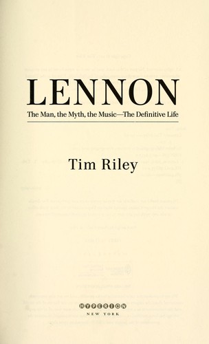 Cover of Lennon