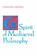 Cover of The spirit of mediaeval philosophy