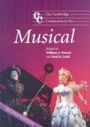 Cover of The Cambridge companion to the musical
