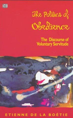 Cover of Le discours de la servitude volontaire