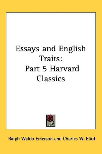 Cover of Essays and English Traits