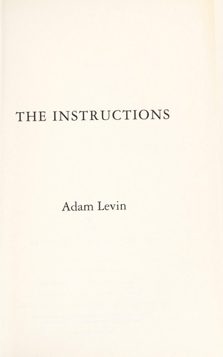 Cover of The instructions