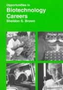 Cover of Opportunities in biotechnology careers