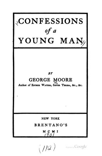 Cover of Confessions of a young man