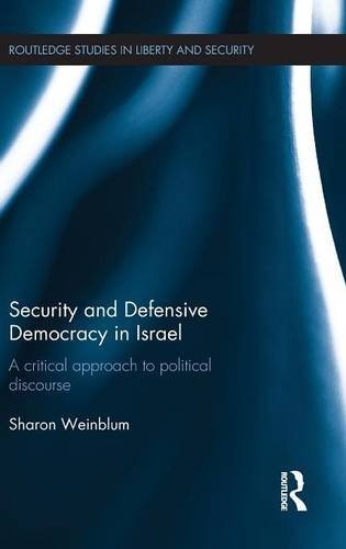 Cover of Security and Defensive Democracy in Israel