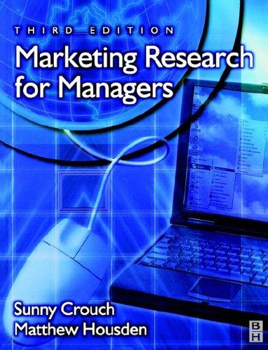 Cover of Marketing research for managers