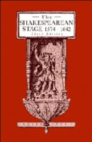 Cover of The Shakespearean stage, 1574-1642