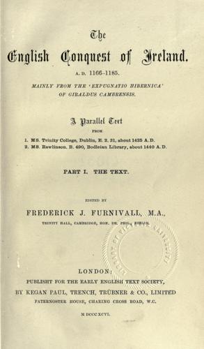 Cover of Expugnatio hibernica