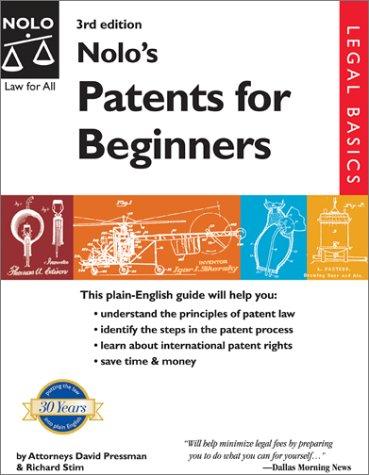 Cover of Nolo's patents for beginners