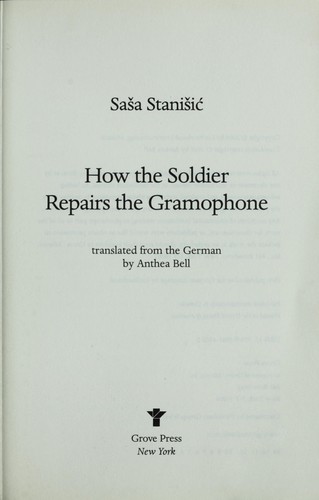 Cover of Wie der Soldat das Grammofon repariert