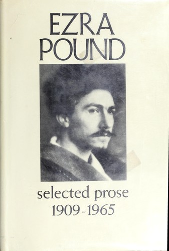 Cover of Selected prose, 1909-1965