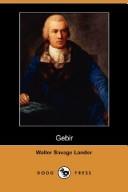 Cover of Gebir