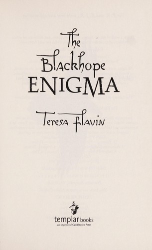Cover of The Blackhope enigma