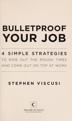 Cover of Bulletproof your job