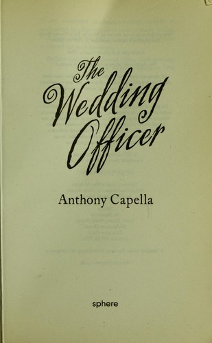 Cover of The wedding officer
